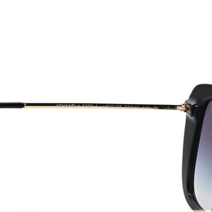 Chanel Polarized Cat Eye Sunglasses 5399-A Black 6 of 8