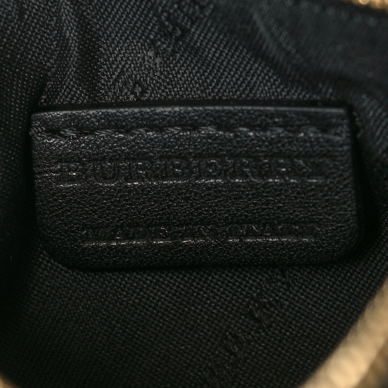 Burberry Haymarket Check Zip Pouch Black 6 of 8