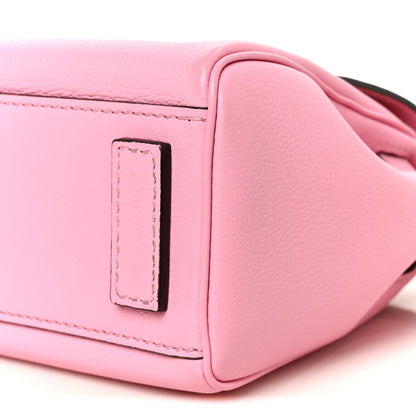 Versace Grained Calfskin Small La Medusa Top Handle Bag Pink 10 of 11