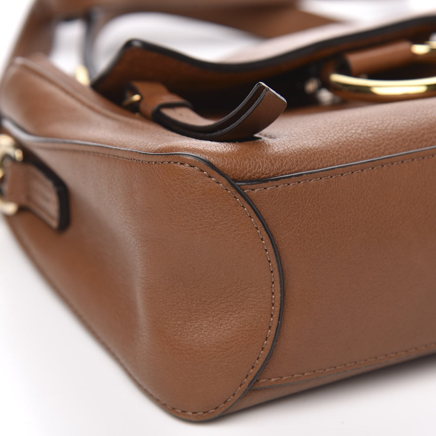 Calfskin Mini Faye Day Shoulder Bag Tan