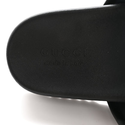 Gucci Econyl Nylon Demetra GG Monogram Mens Off the Grid Slide Sandals 9 Black 8 of 9