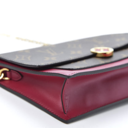 Louis Vuitton Monogram Flore Chain Wallet Fuchsia 5 of 8