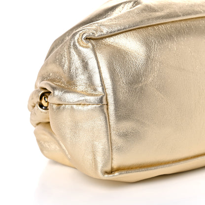 Mansur Gavriel Metallic Lambskin Cloud Clutch Gold 7 of 10