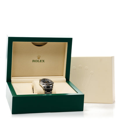 Rolex Stainless Steel 18K White Gold Diamond 36mm Oyster Perpetual Datejust Watch Blue Fluted 126234 5 of 5