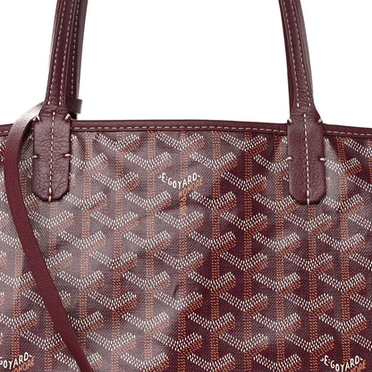 Goyard Goyardine Reversible Anjou PM Burgundy 13 of 15
