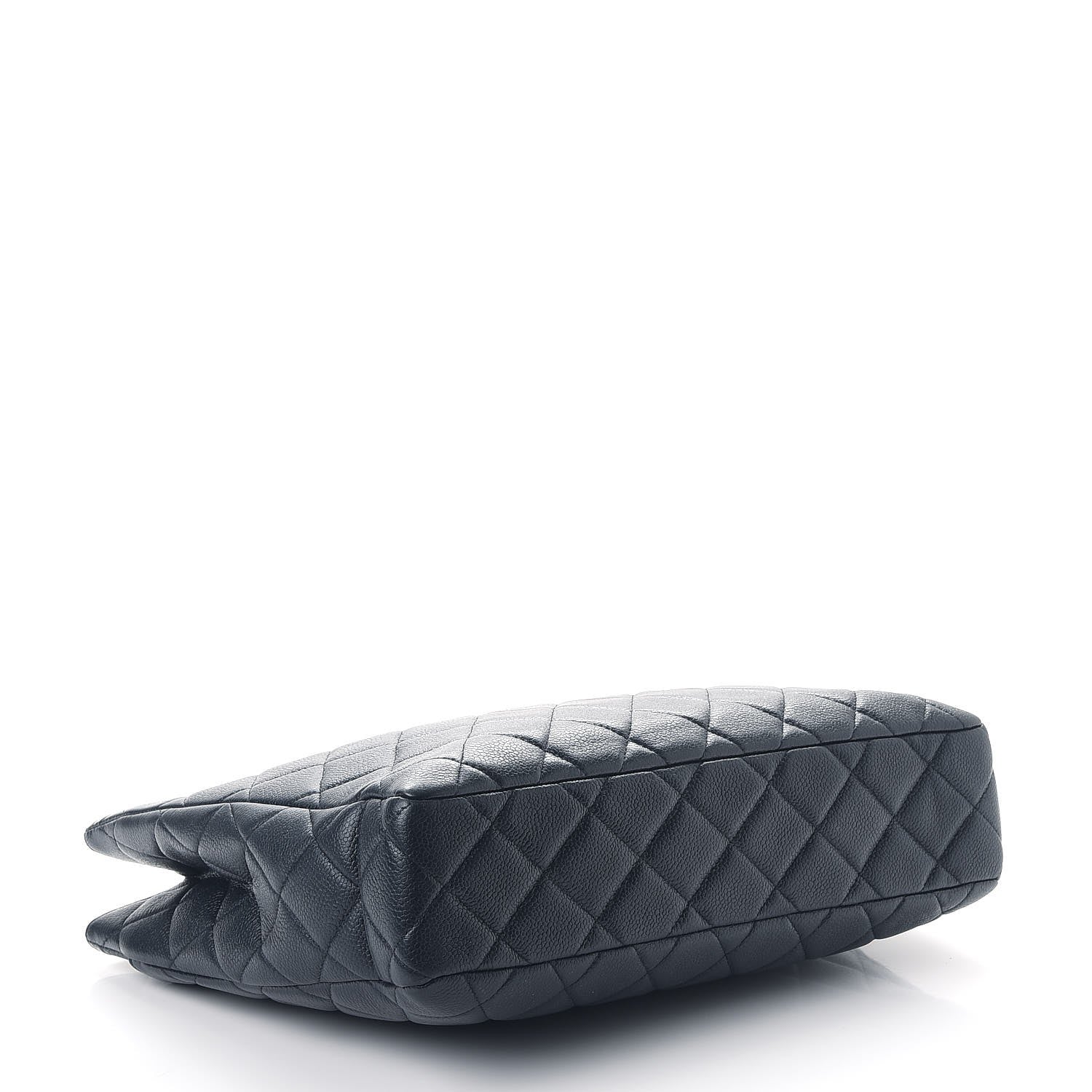 Chanel Caviar Quilted Shopper Tote Navy 4 of 8