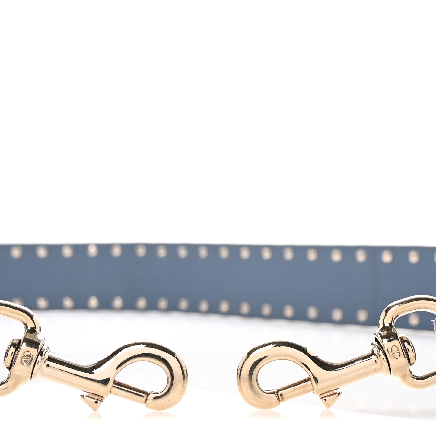 Suede Rockstud Spike Shoulder Strap Blue