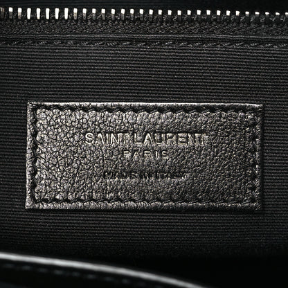 Saint Laurent Crinkled Calfskin Matelasse Monogram Medium Niki Chain Satchel Pebble 6 of 9