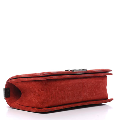 Chanel Iridescent Caviar Quilted Medium Boy Flap Red 4 of 12