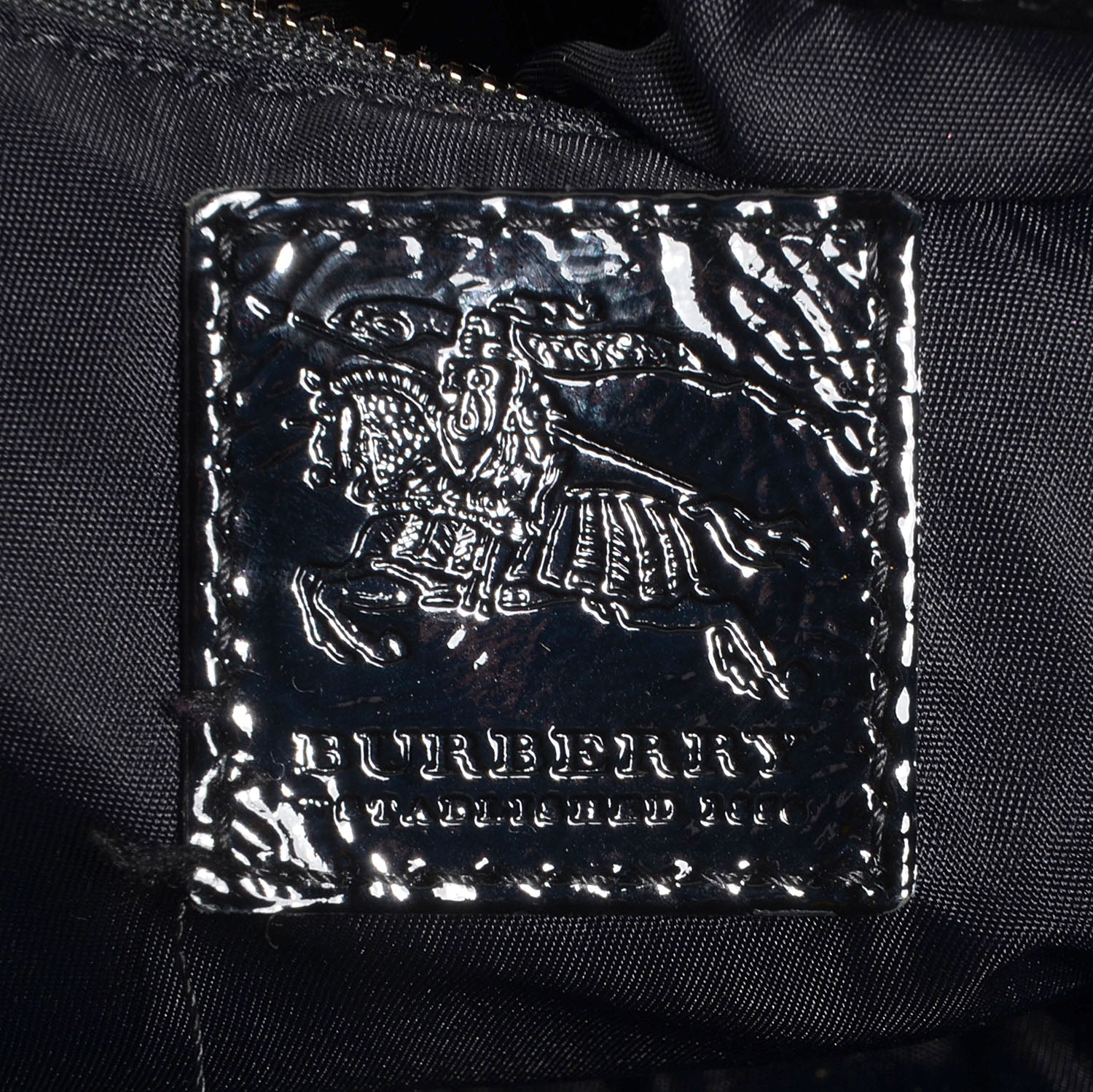 Burberry Nylon Beat Check Medium Victoria Tote Black 6 of 8