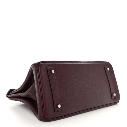 Hermes Taurillon Clemence JPG Birkin II 42 Prune 4 of 14