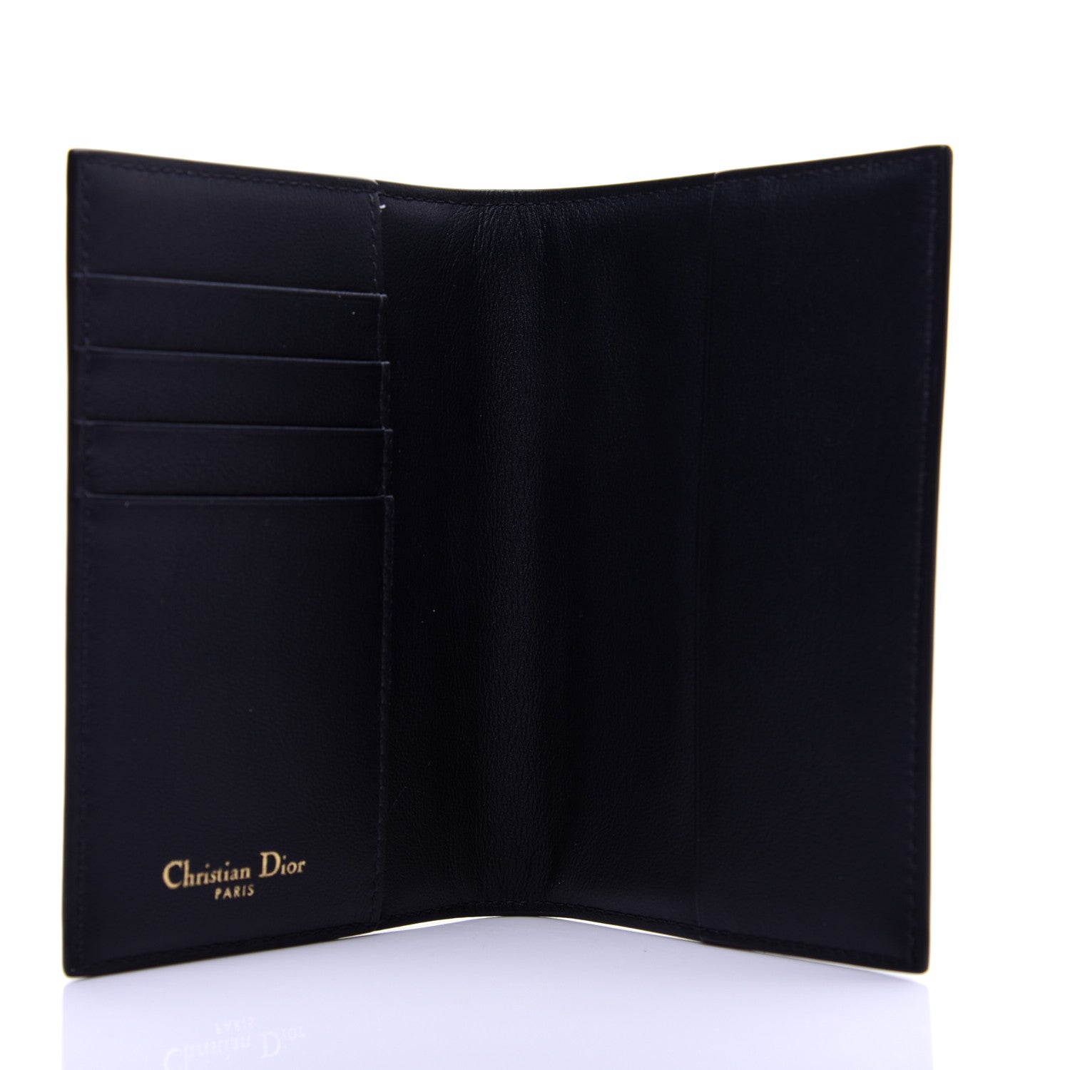 Christian Dior Calfskin Oblique Passport Holder Blue 5 of 9