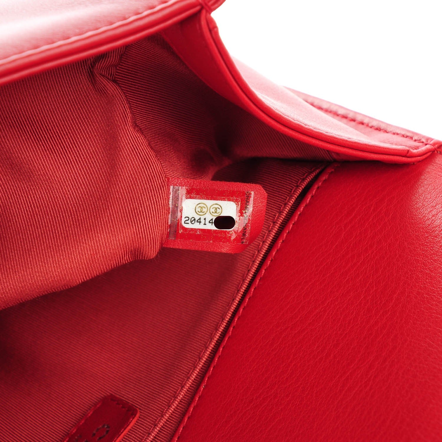 Chanel Calfskin Quilted Medium Boy Flap Red 8 of 8