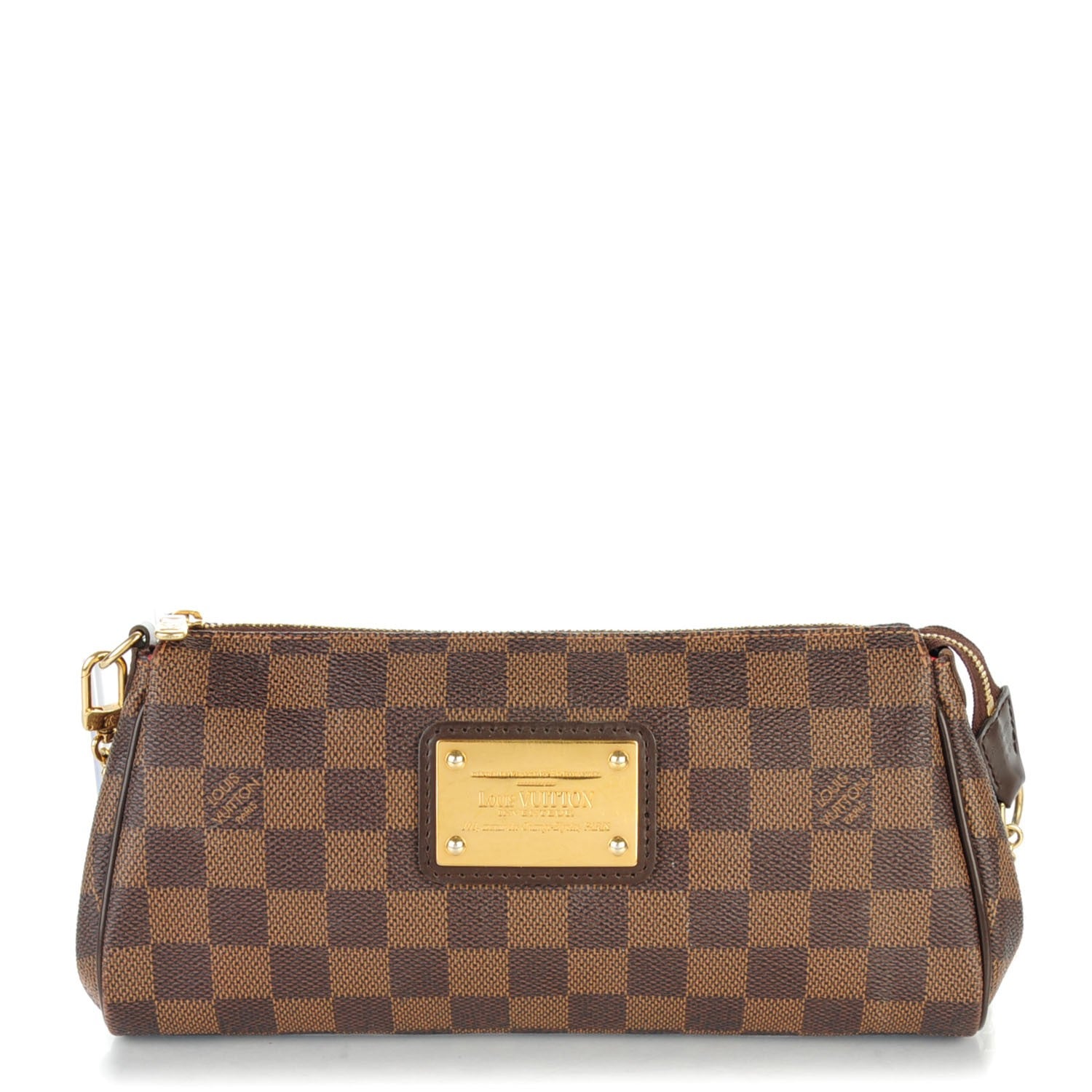 Louis Vuitton Damier Ebene Eva Clutch 1 of 7