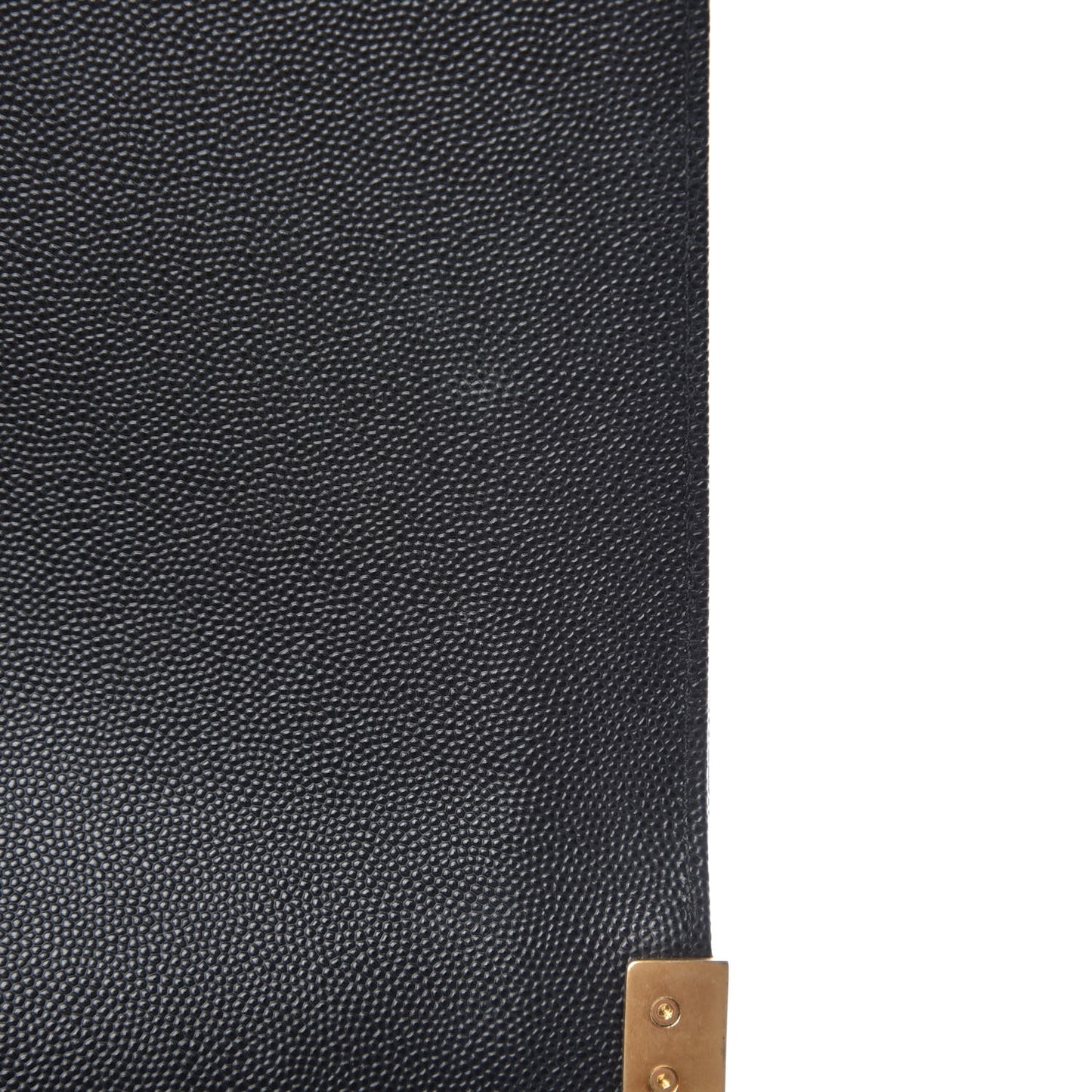Caviar Quilted Medium Boy Flap Black