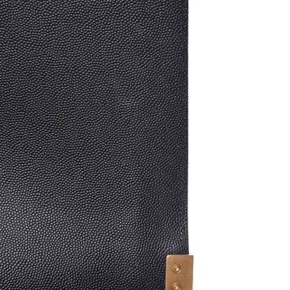 Chanel Caviar Quilted Medium Boy Flap Black 14 of 16