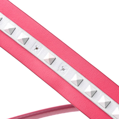 Valentino Garavani Vitello Colorblock Free Rockstud Top Handle Shoulder Bag Pink Optic White 13 of 16