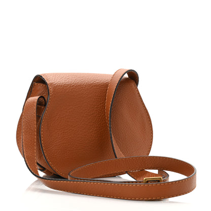 Chloe Calfskin Mini Marcie Round Crossbody Bag Tan 3 of 10