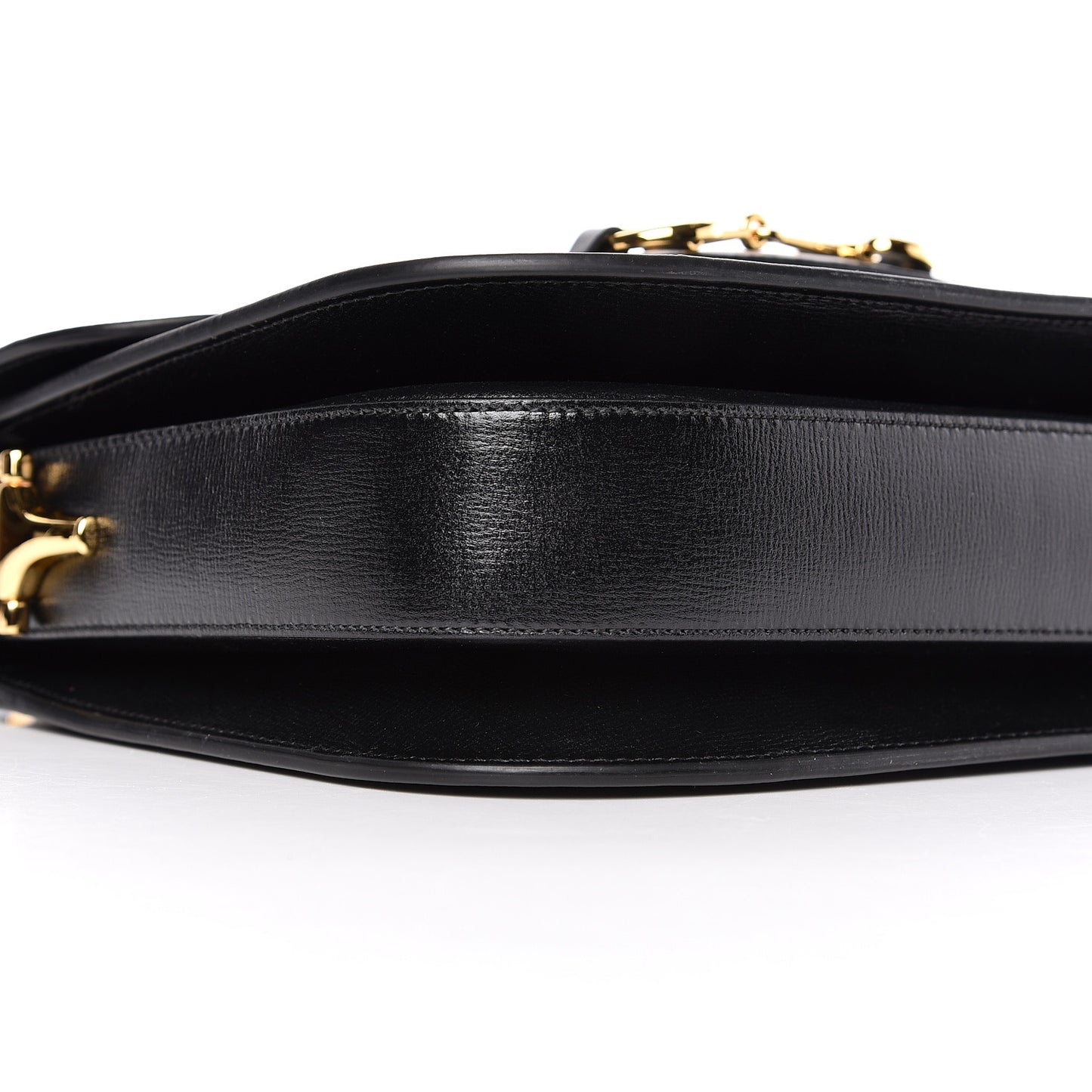 Azalea Calfskin Horsebit 1955 Shoulder Bag Black