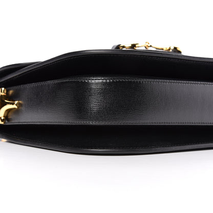 Gucci Azalea Calfskin Horsebit 1955 Shoulder Bag Black 9 of 11