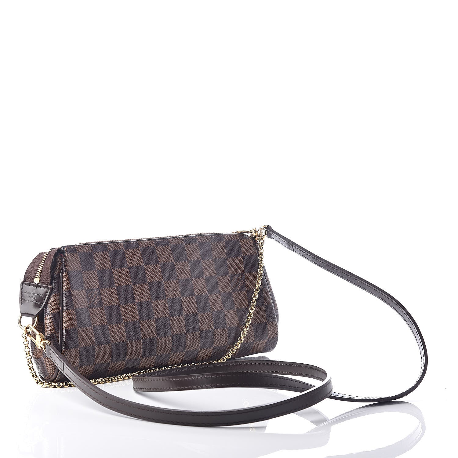 Louis Vuitton Damier Ebene Eva Clutch 3 of 9