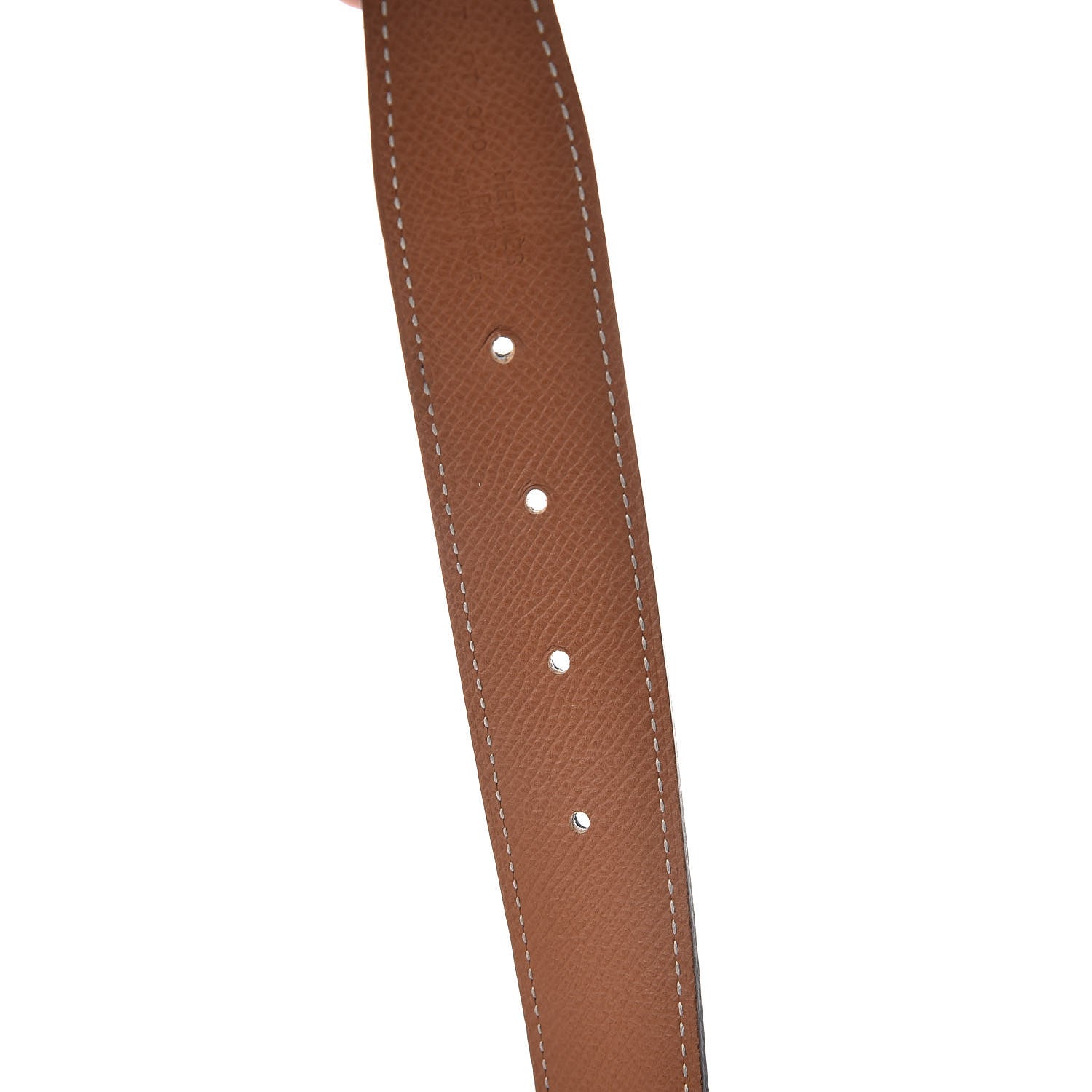 Hermes Swift Epsom 32mm H Belt 85 Black Gold 6 of 6