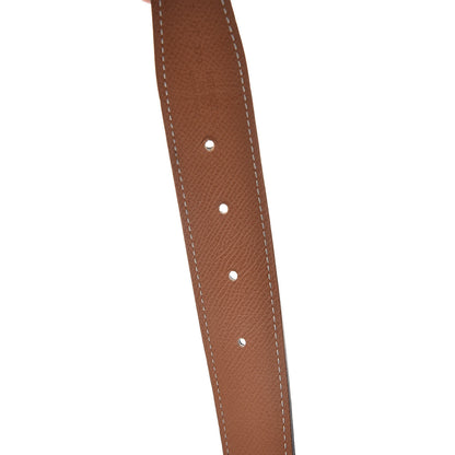 Hermes Swift Epsom 32mm H Belt 85 Black Gold 6 of 6