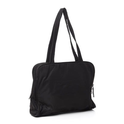 Prada Tessuto Nylon Shoulder Bag Black 3 of 10