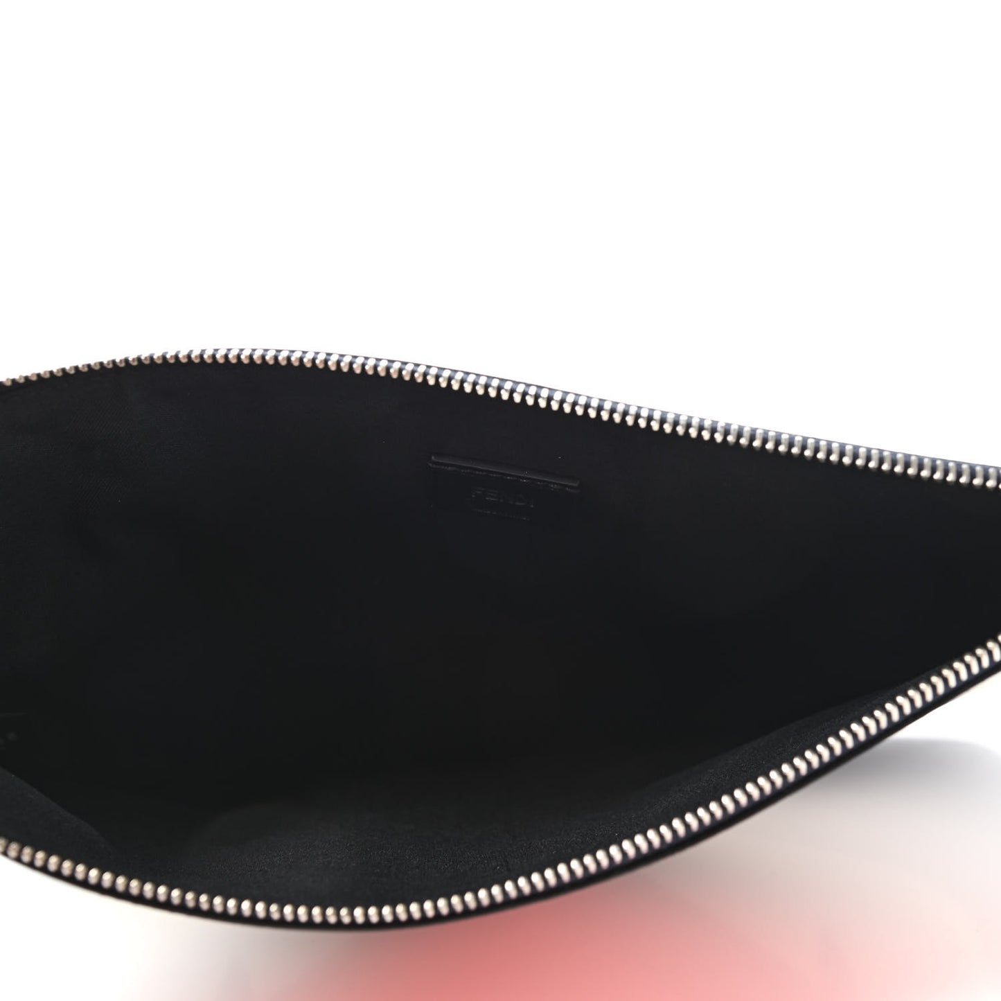 Vitello Elite Monster Eyes Inlay Bi-Color Pouch Navy Mulitcolor