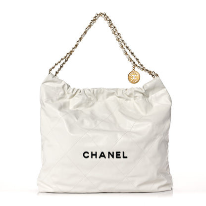 Chanel Calfskin Quilted Chanel 22 White 1 of 9