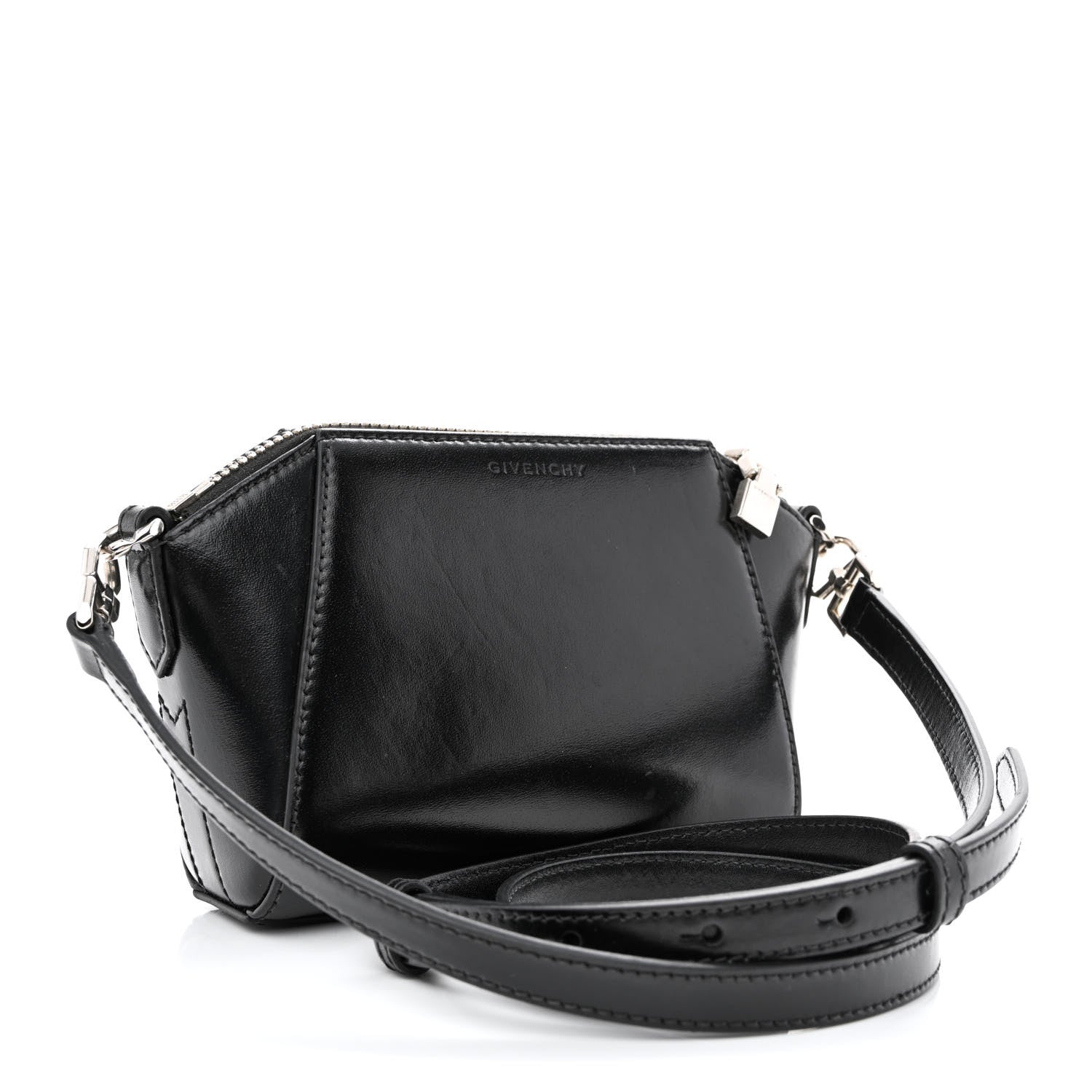 Givenchy Smooth Calfskin Nano Antigona Black 3 of 11