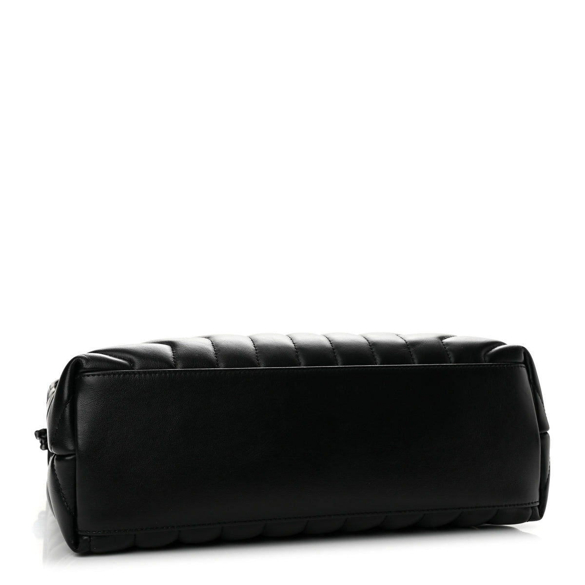 Saint Laurent Calfskin Y Quilted Monogram Monochrome Large Loulou Chain Satchel Black 4 of 14