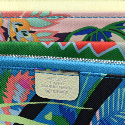 Hermes Epsom Silk'In Wallet Vert Fizz 6 of 7