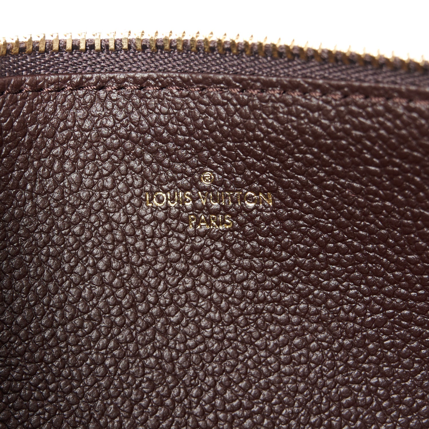 Louis Vuitton Empreinte Pochette Felicie Chain Wallet Chocolate 9 of 16