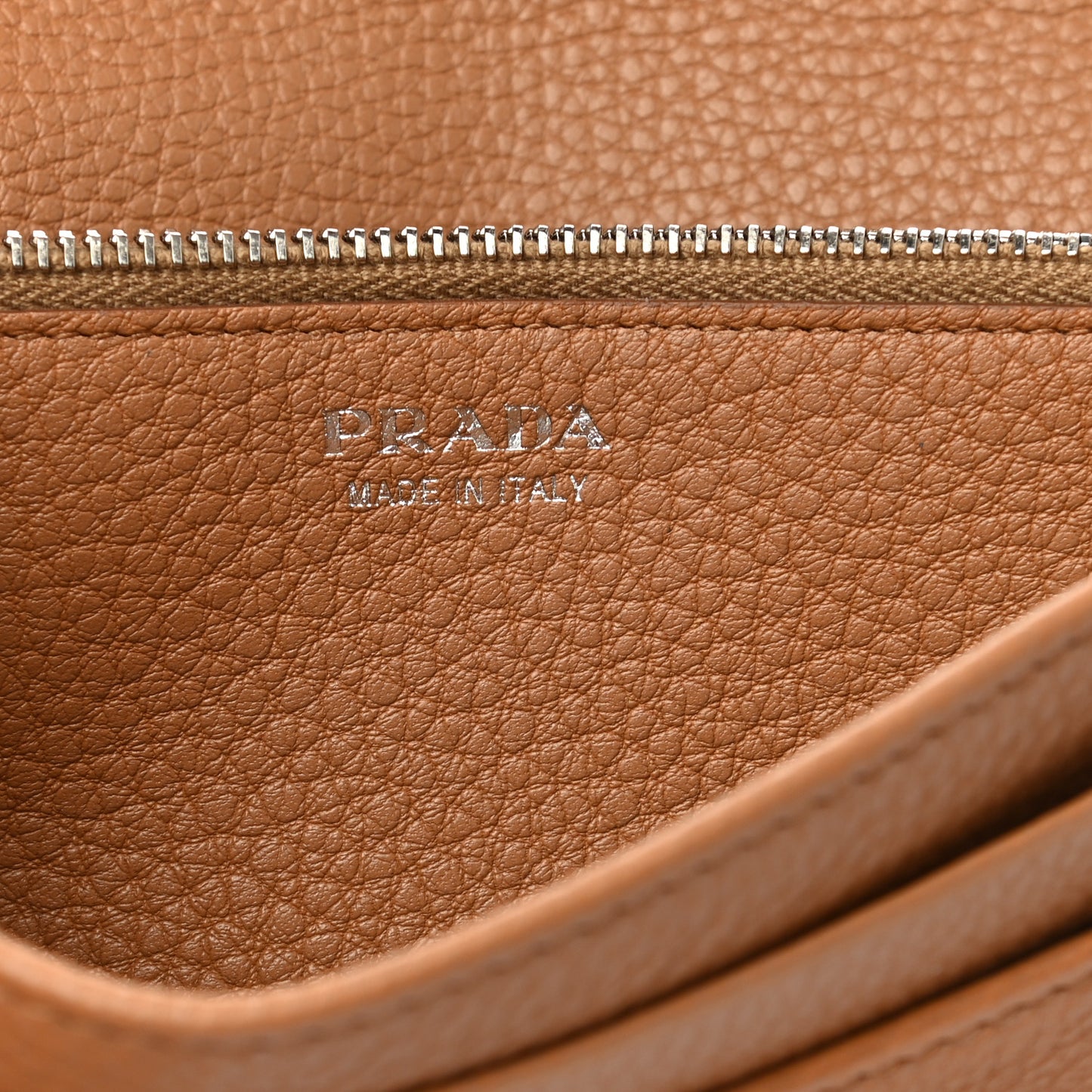 Vitello Phenix Continental Flap Travel Wallet Caramel