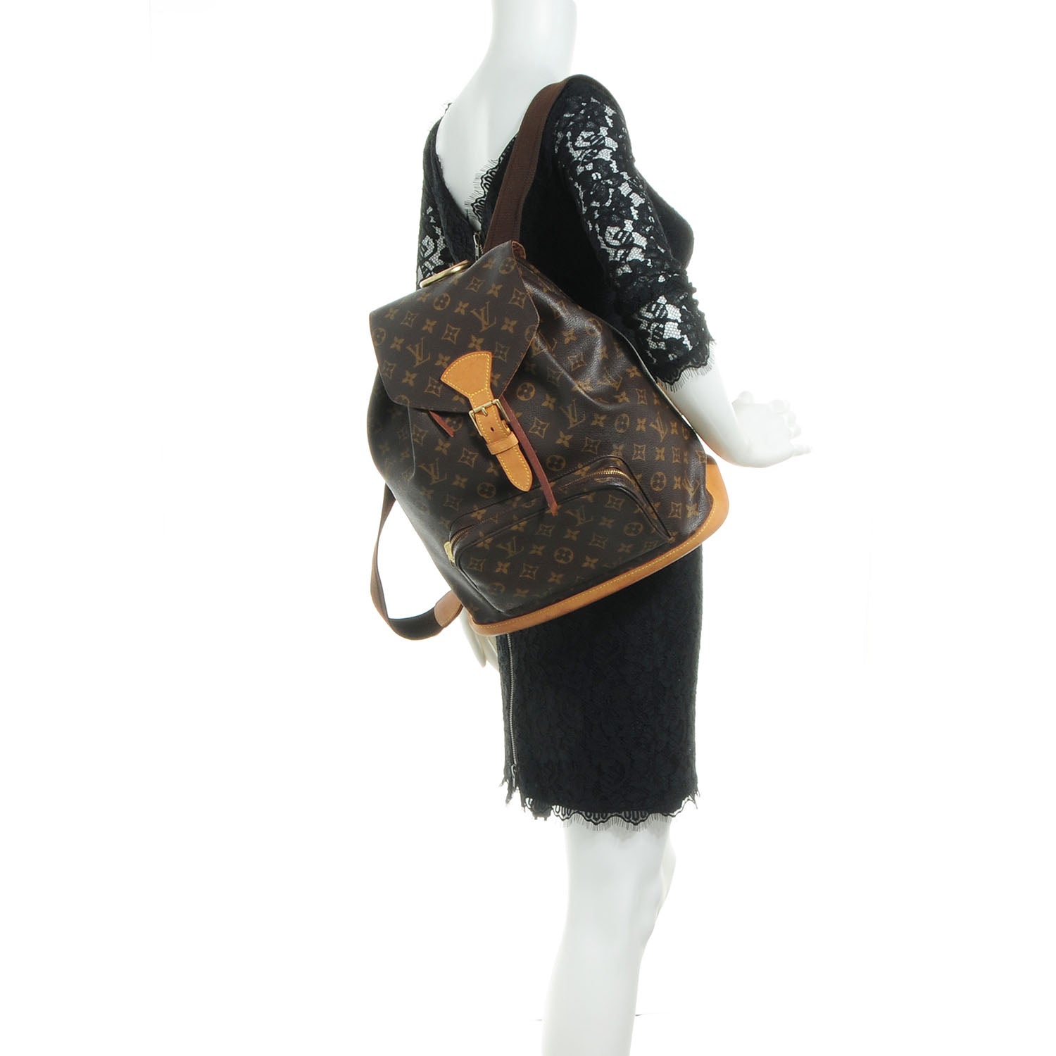 Louis Vuitton Monogram Montsouris GM Backpack 2 of 8