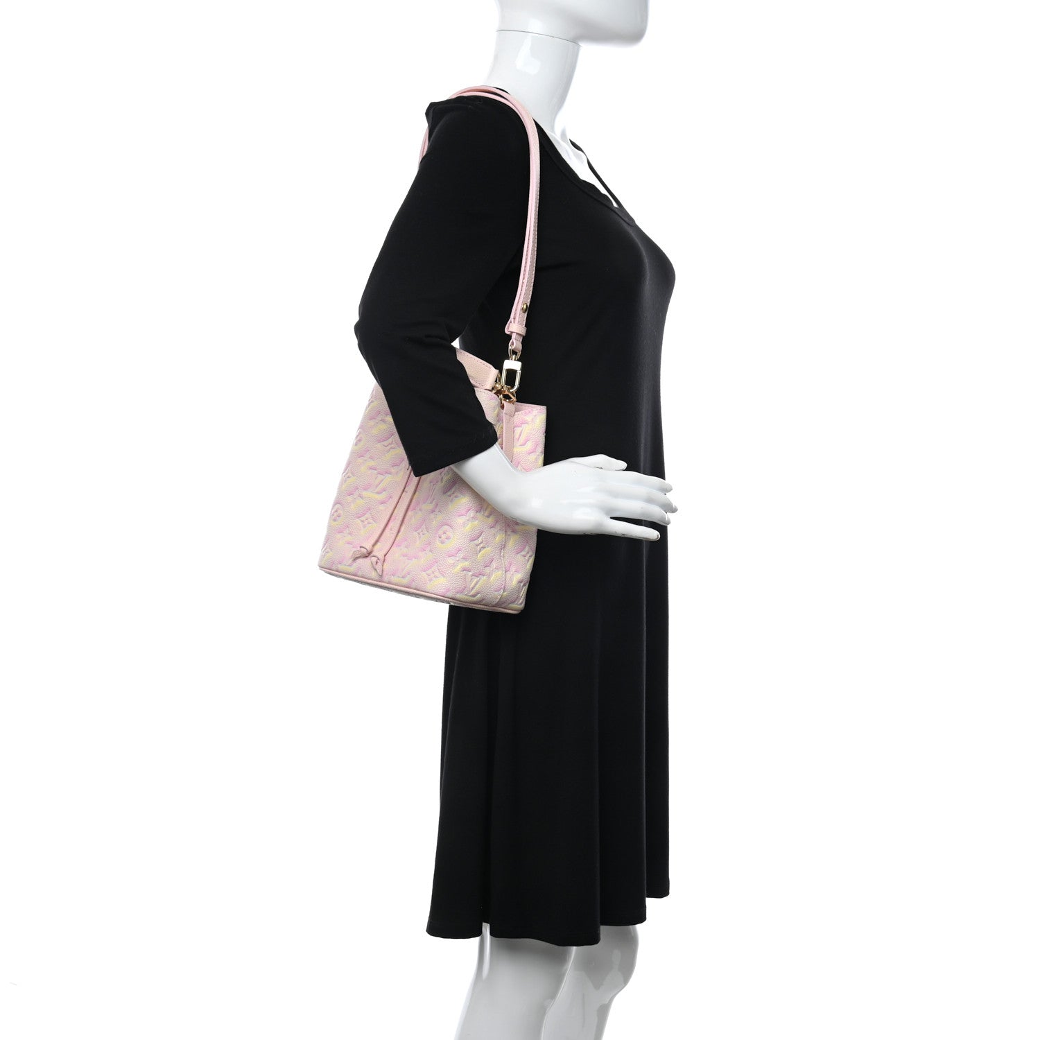 Louis Vuitton Empreinte Monogram Summer Stardust Neonoe BB Pink 2 of 9