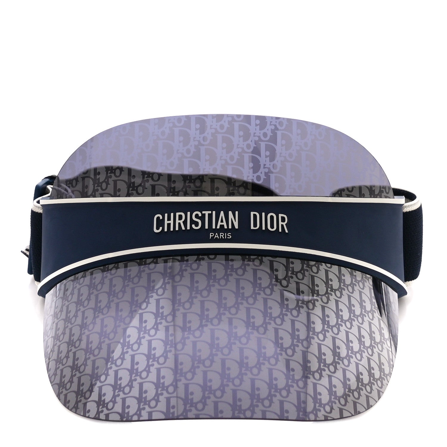 Christian Dior Oblique DiorClub V1U Sun Visor Blue 4 of 4