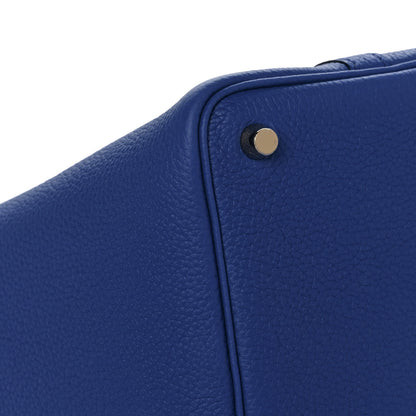 Hermes Taurillon Clemence Picotin Lock 18 PM Bleu Royal 9 of 11