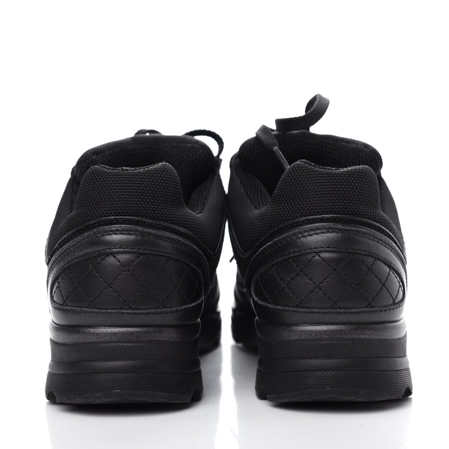 Suede Velvet Lambskin CC Sneakers 37 Black