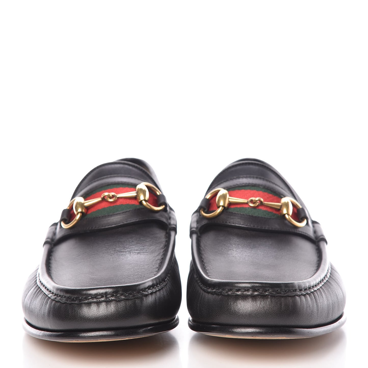Calfskin Cirano Lux Web Mens 1953 Horsebit Loafers 8.5 Black