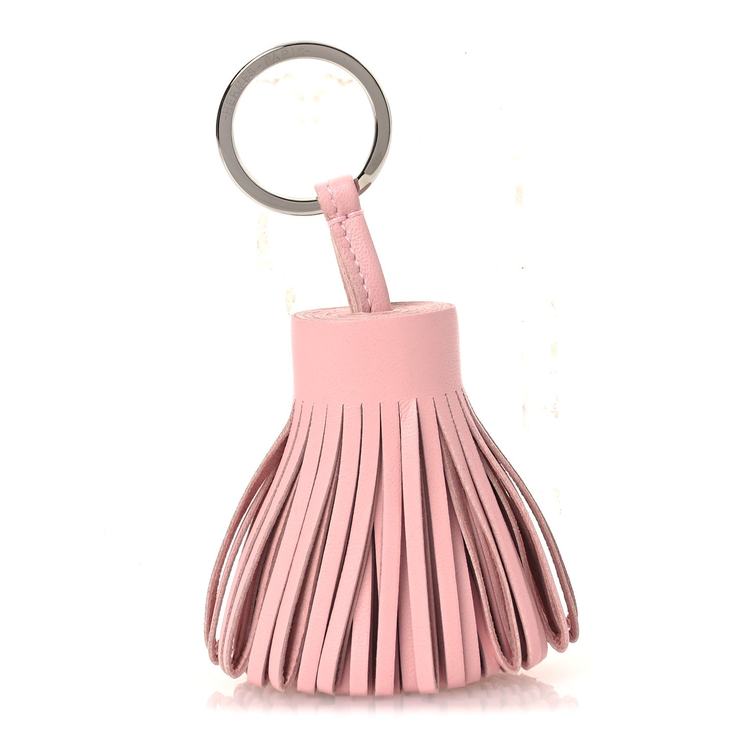 Lambskin Carmen Tassel Key Holder Rose Sakura