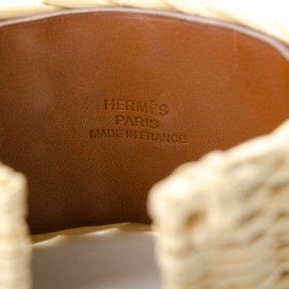 Hermes Barenia Osier Collier De Chien CDC Picnic Bracelet S Fawn 4 of 5