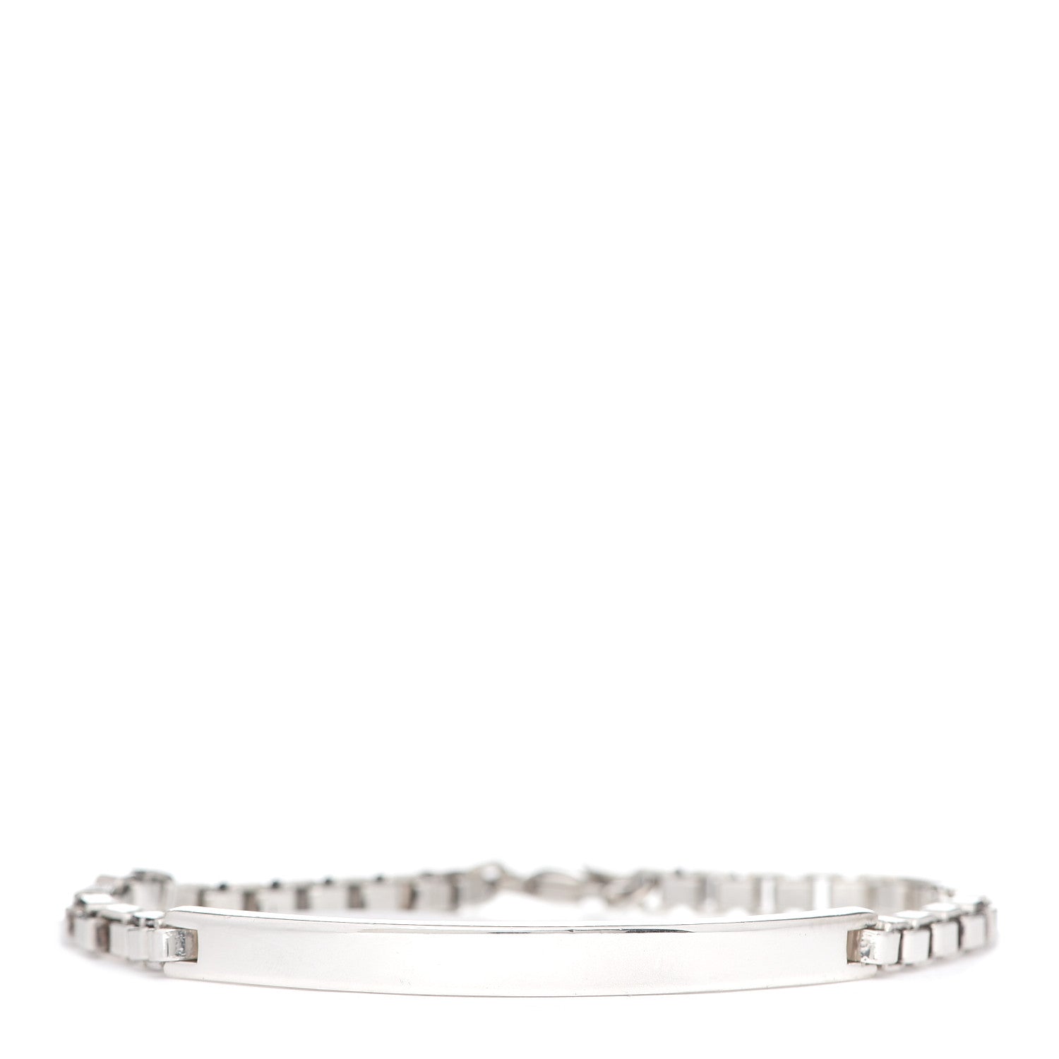 Tiffany Sterling Silver Venetian Link ID Bracelet 1 of 6