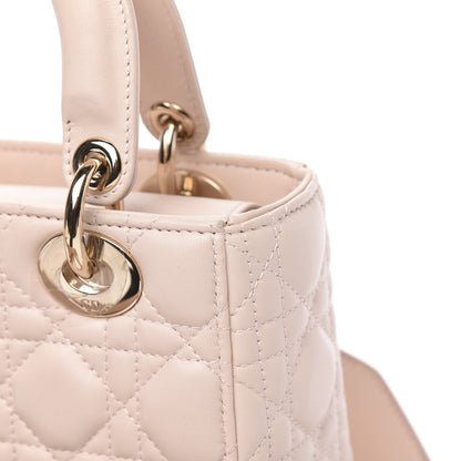 Christian Dior Lambskin Cannage Small Lucky Badges My Lady Dior Pink 10 of 11