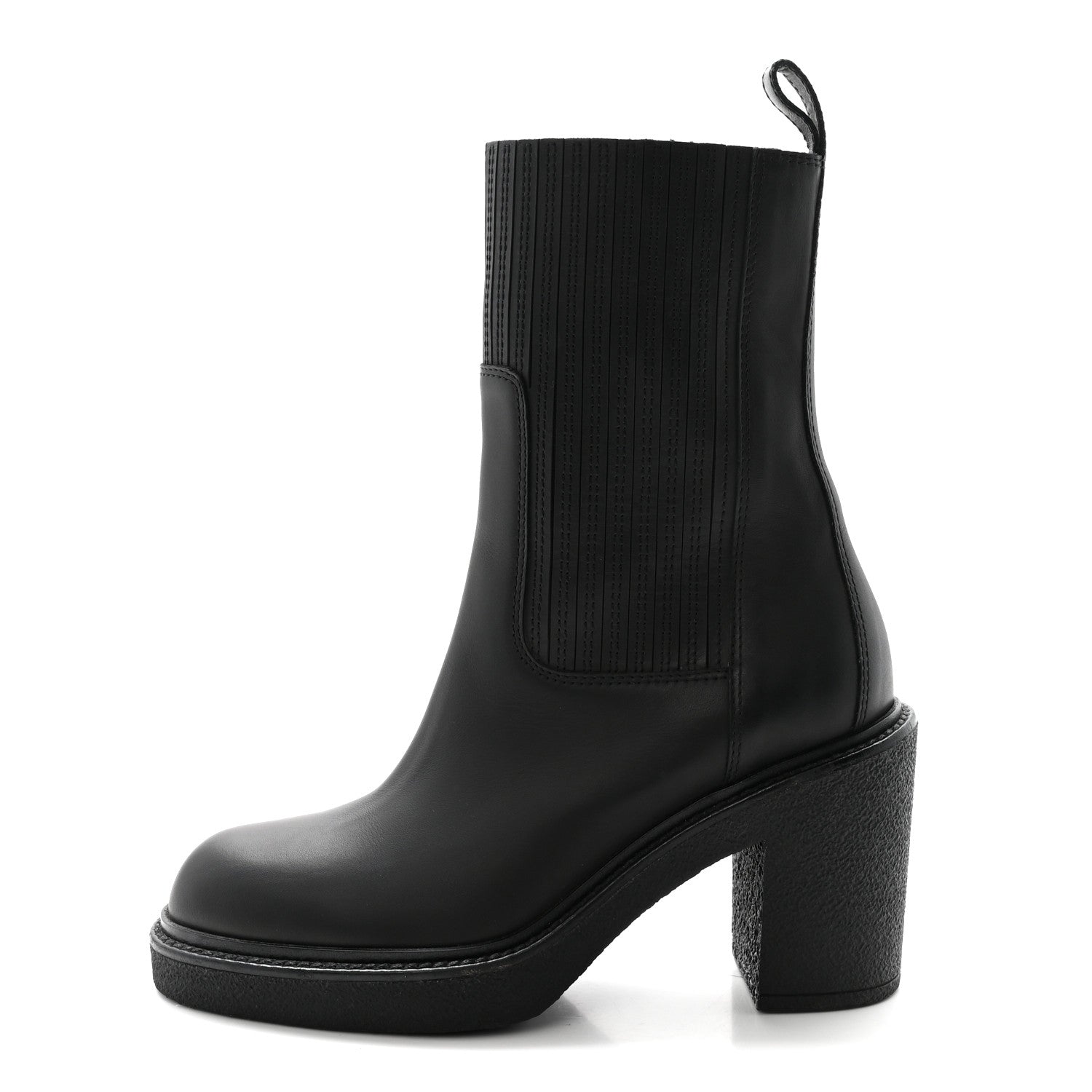Hermes Calfskin Donia 70 Ankle Boots 36 Black 1 of 9