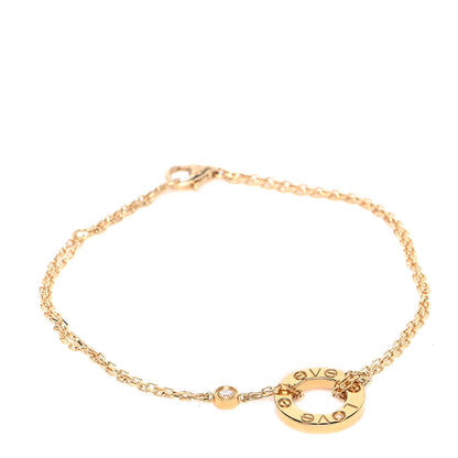 Cartier 18K Yellow Gold Diamond LOVE Bracelet 1 of 7