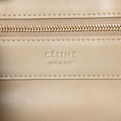 Celine Lambskin Vertical Bi-Cabas Butter 6 of 13