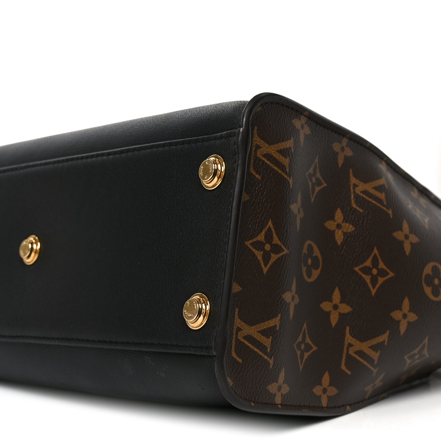 Calfskin Monogram On My Side MM Black
