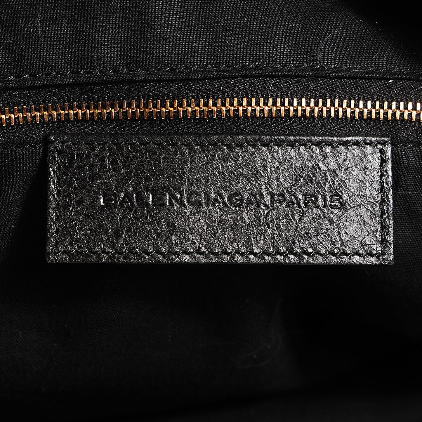 Agneau Giant 12 Rose Gold Hardware Work Black